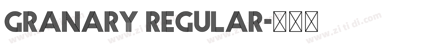 Granary Regular字体转换